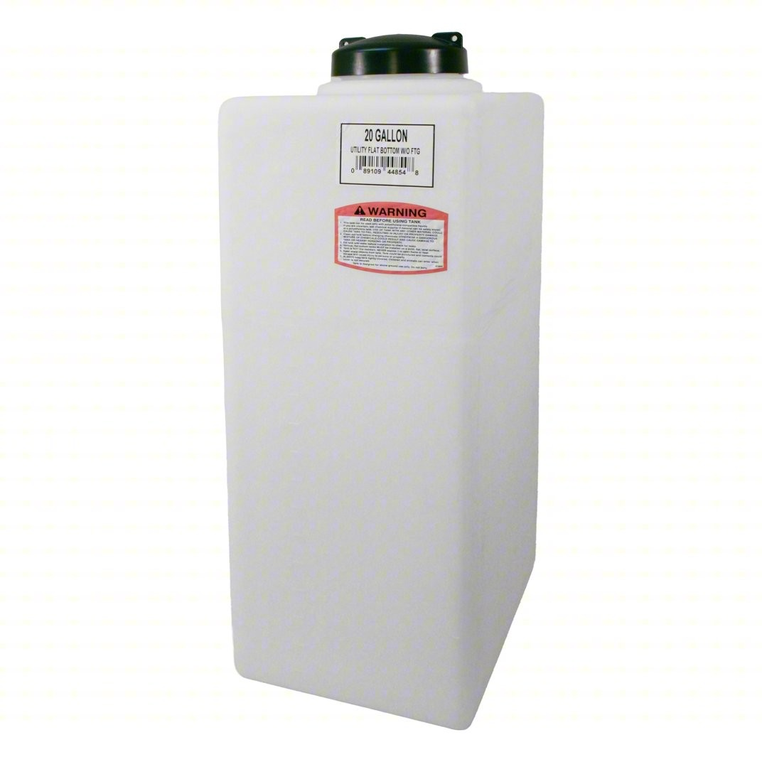 Utility 20 Gallon flat bottom