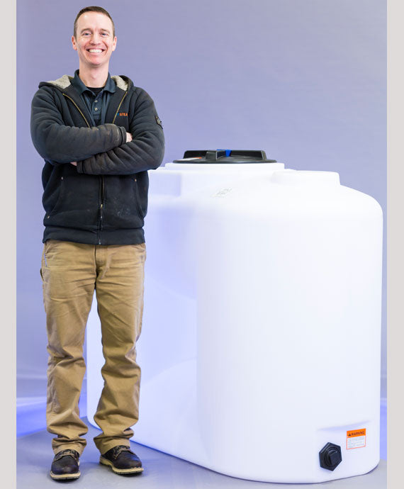 Freestanding Doorway 300 Gallon — Norwesco From RT Stearns - Shop
