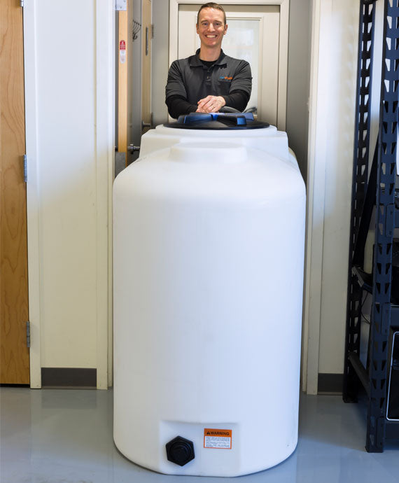 Freestanding Doorway 300 Gallon — Norwesco From RT Stearns - Shop
